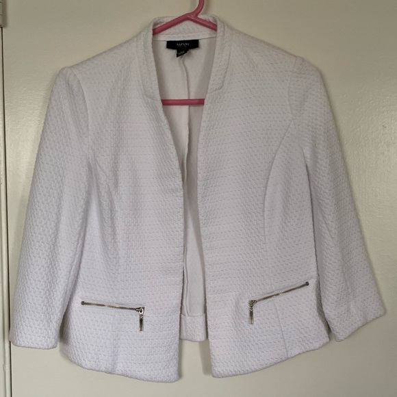 💄Host pick💄White textured suit jacket- Alfani - Picture 4 of 8